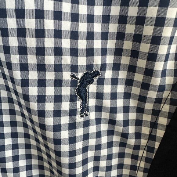 golfino germany women’s large navy check full zip golf jacket european style - Picture 10 of 16